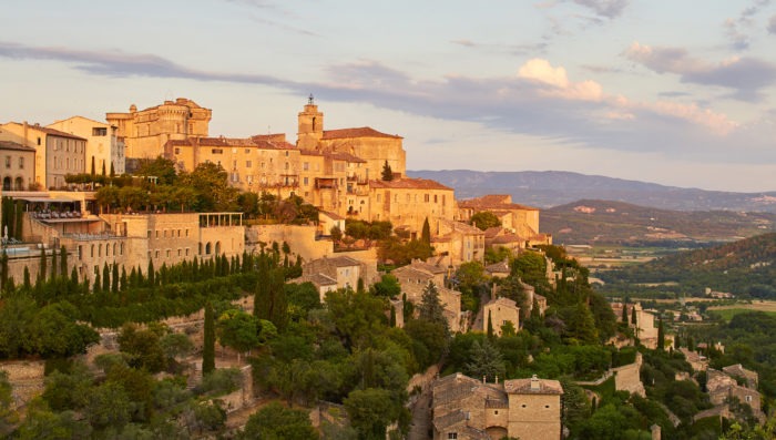 Luberon Gordes town in Southern France